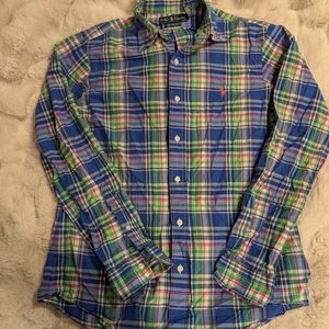 Ralph Lauren Multicolor Plaid Button Down Shirt